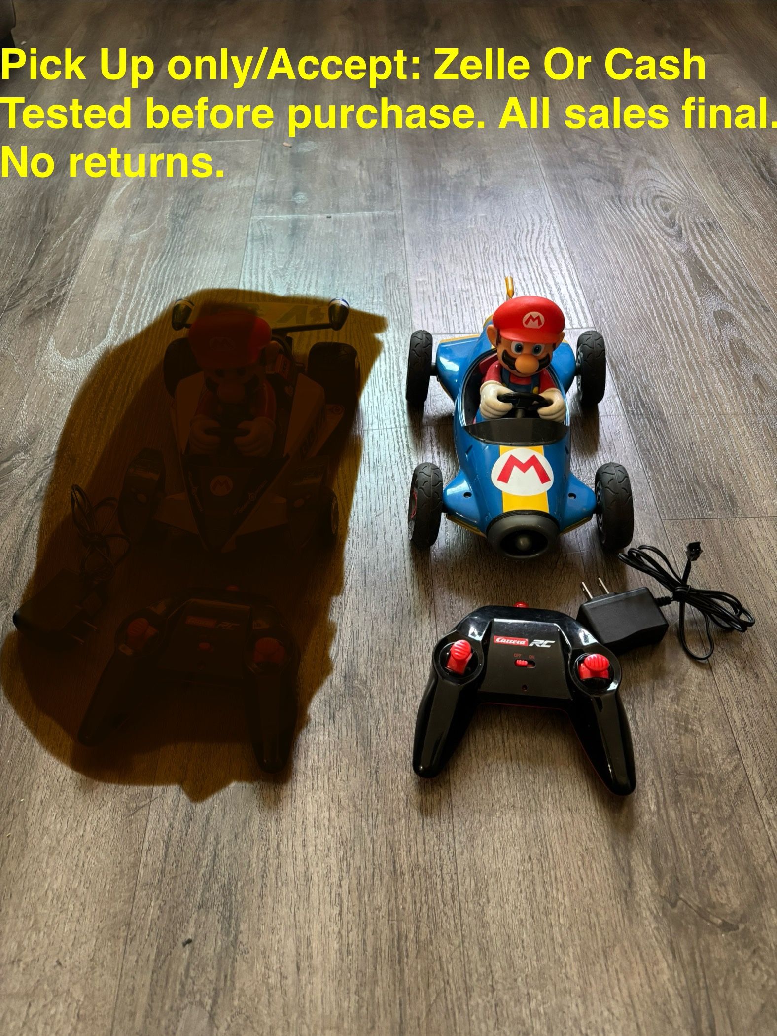 Kart Mach 8 Mario 1: 18 Scale 2.4 Ghz Remote Radio Control Car with Rechargeable Lifepo4 Battery - Kids Toys Boys/Girls