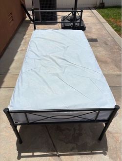 Twin Size Bed Frame w/ mattress