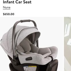 2 Nuna PIPA Aire RX + PIPA RELX Base Infant Car Seats