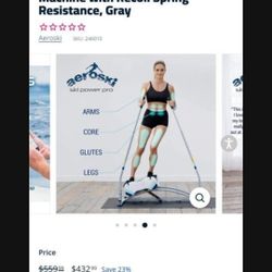 Exercise SKI MACHINE- Gym- Workout