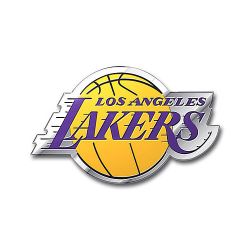 Los Angeles Lakers Color Emblem Approx 4 Inch x 3 Inch
