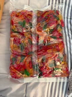 5 lb gummy worm bag candy