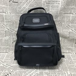TUMI Alpha Brief Backpack in black