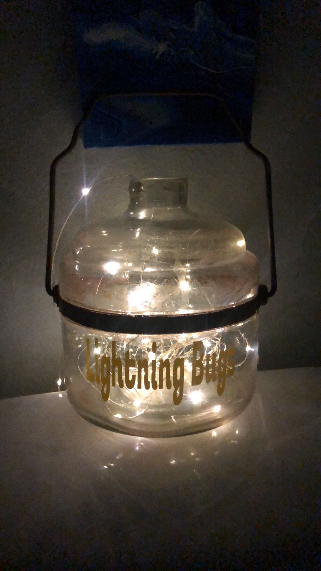 Antique Kerosene Bottle Now Unique Lightning Bug Container 