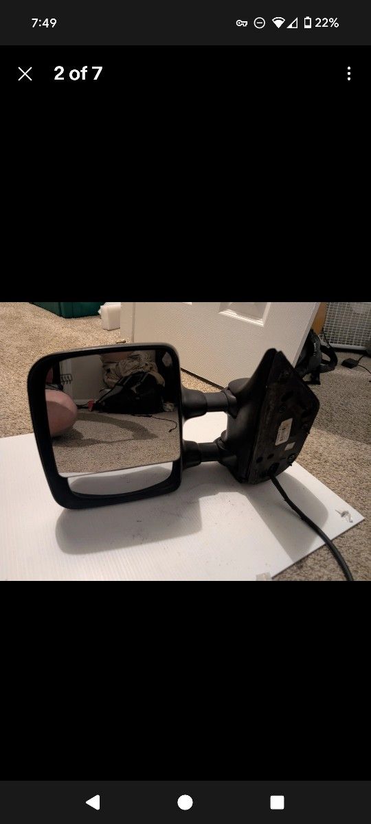 2006-2015 Nissan Titan Driver Side OEM LH Heated Manual Fold