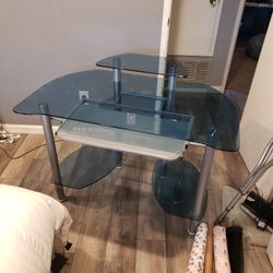 Glass Desk