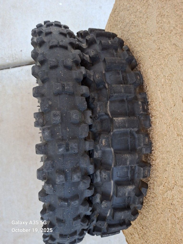 Suzuki Rm65 Front & Rear Tires 