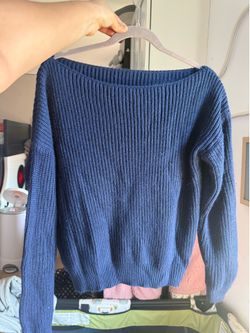 Off the shoulder sweater