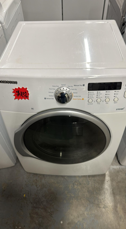 Samsung Front Load Dryer – Steam & Sensor Dry, White