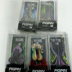 Figpin Disney Villains Full Set Brand New, Unopened, Still Factory Sealed