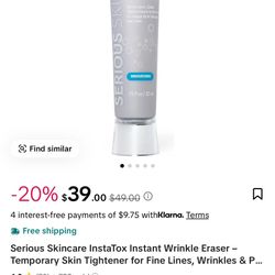 InstaTox Facial Wrinkle Serum