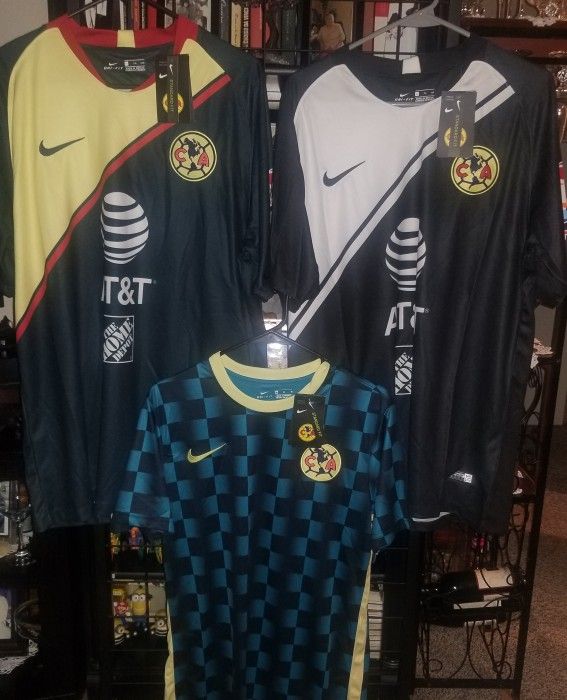 Nike Mens JERSEY'S Futbol Club America Size Médium Xl 2xl No Trade