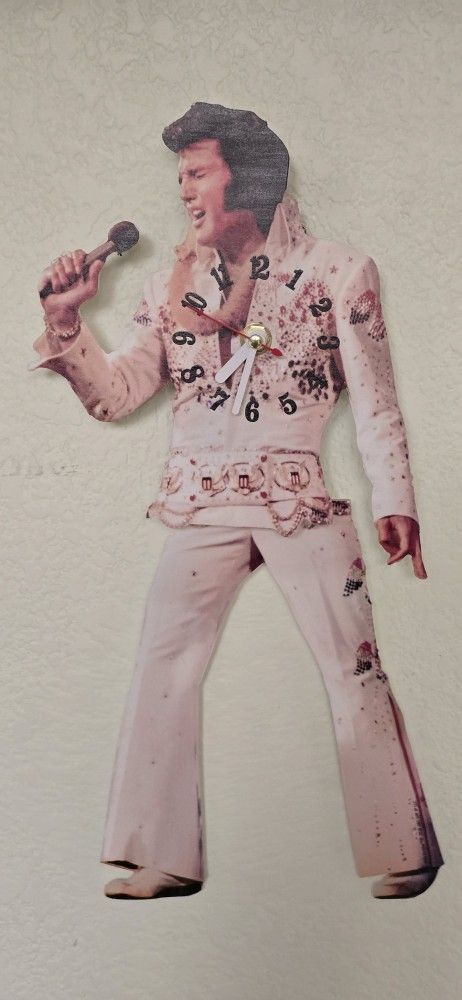Swivel Hips Elvis Presley Clock