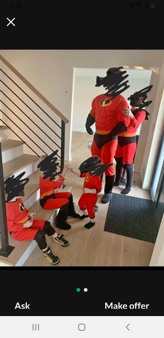 Incredibles Family Halloween Costumes
