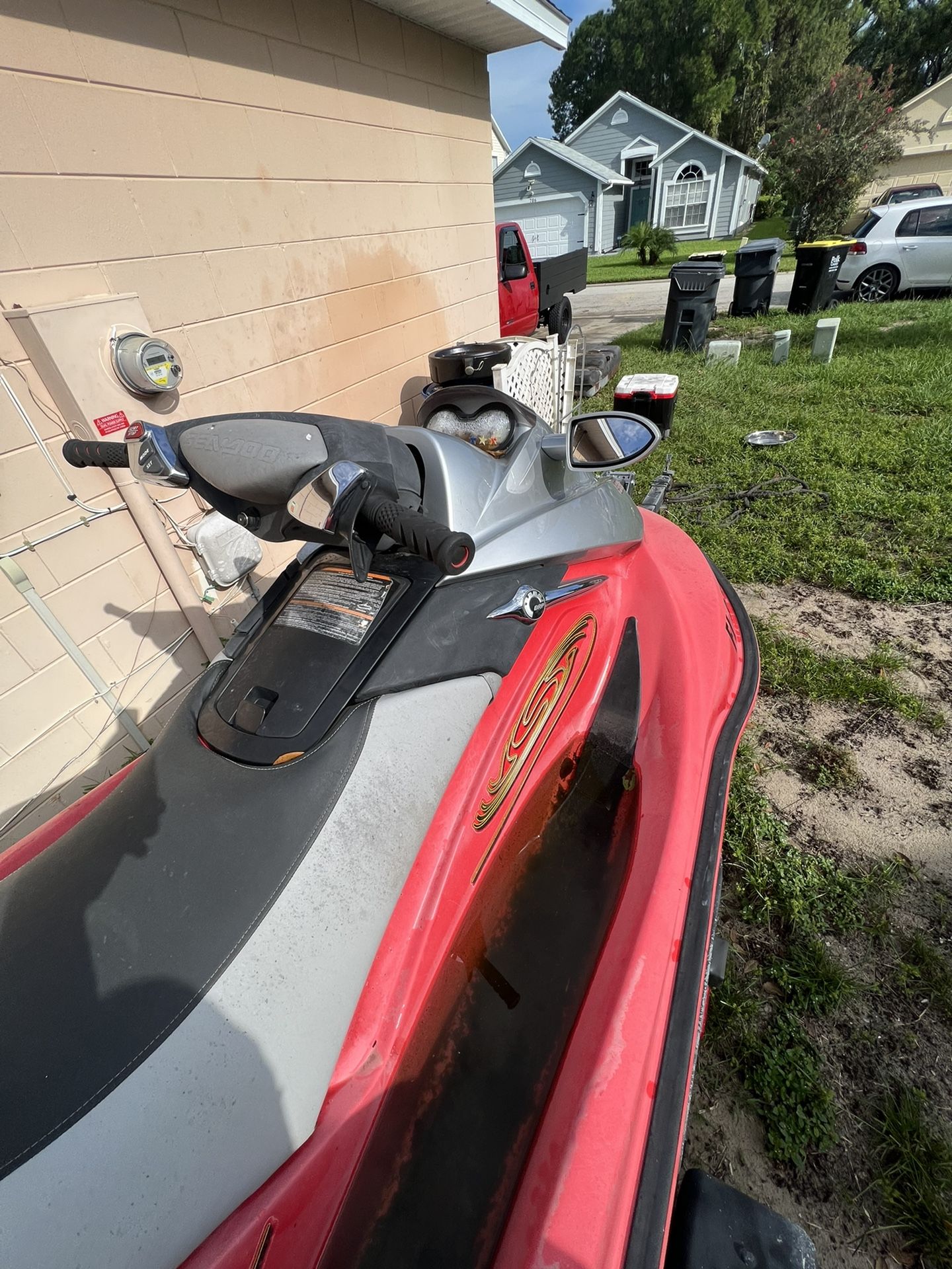 Trailer With Jet Ski  Hull 