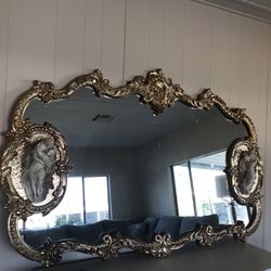 French Provincial Wall Mirror