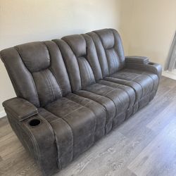 SALE Movie Theater Style Recliner Couch 