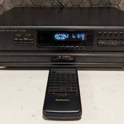 Technics 5 Disc CD Player Changer with Remote 