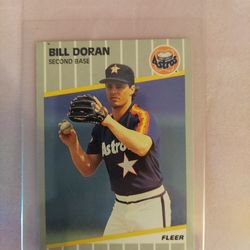 Astros Bill Doran trading card 