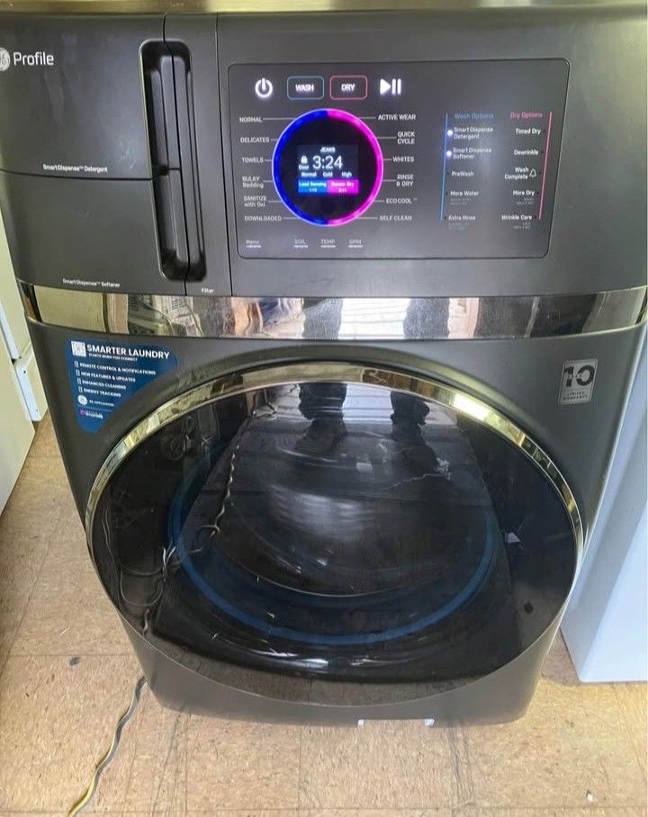 GE Profile UltraFast 4.8 Cu. Ft. Ventless Washer/Dryer Combo PFQ97HSPVDS