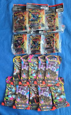 Pokémon TCG Booster Packs Pitch Black & Phantasmal Flames Lot of 16