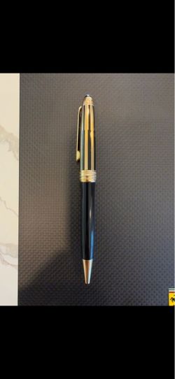 Montblanc Meisterstück Solitaire Gold and Black Doué Classique Ballpoint 35988