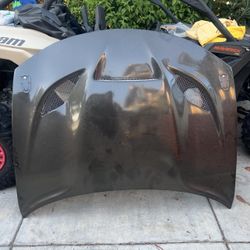 Hellcat Charger Carbon Fiber Hood With Good Latches
