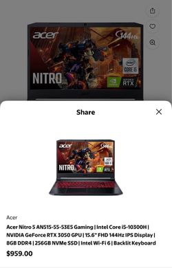 NVIDIA Geforce RTX 3050 Ti Laptop
