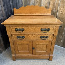 Dry Sink Base Vintage Antique