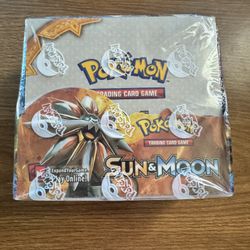 2017 Pokémon sun and moon sealed box