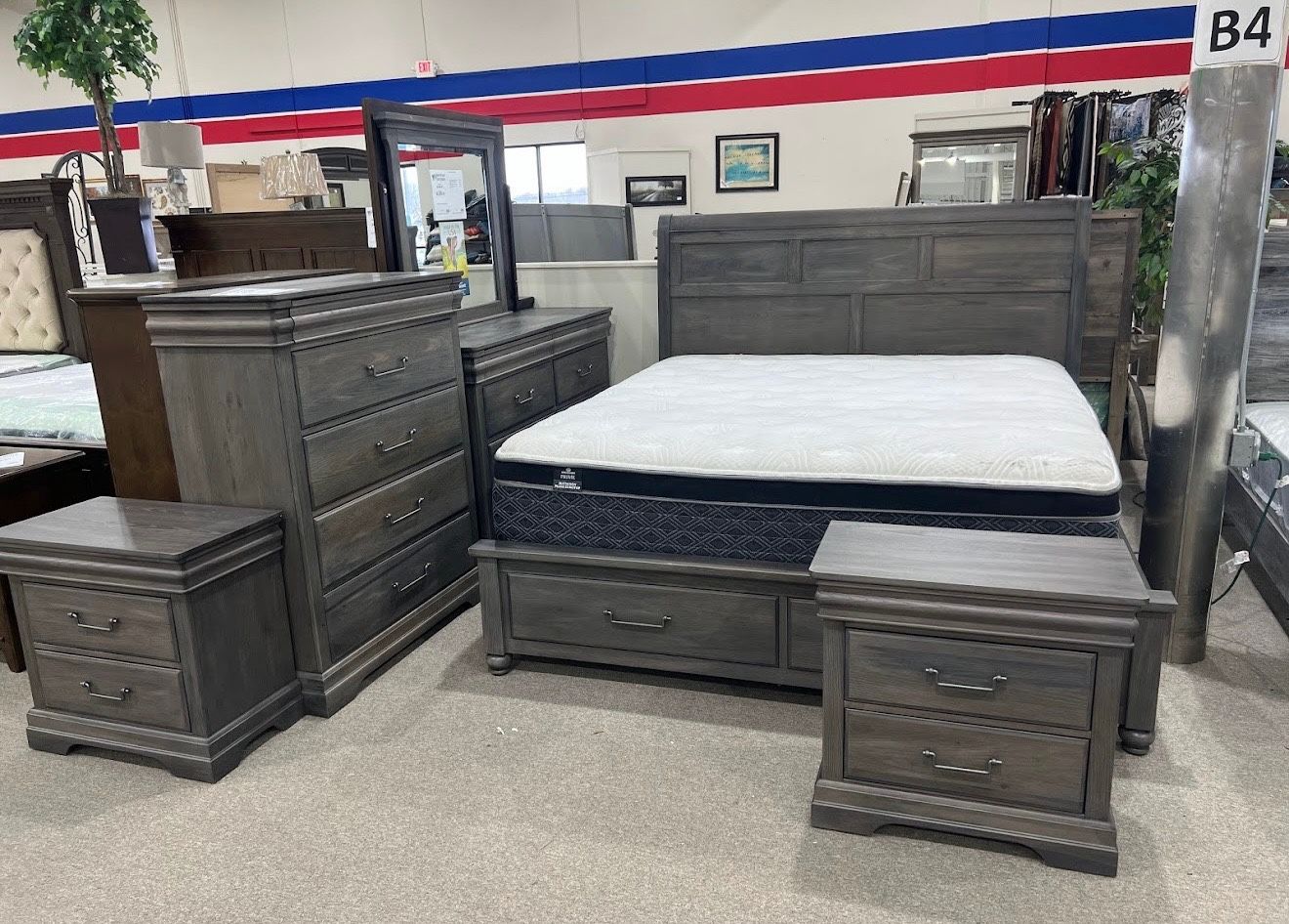 Bedroom Set  Wood Bedroom Set  Nightstands dresser chest