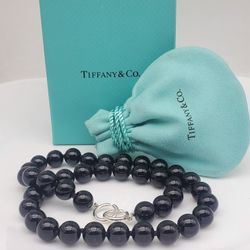 Tiffany & Co. Beaded Black Onyx necklace 