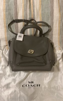 NEW Coach Backpack Purse Grey