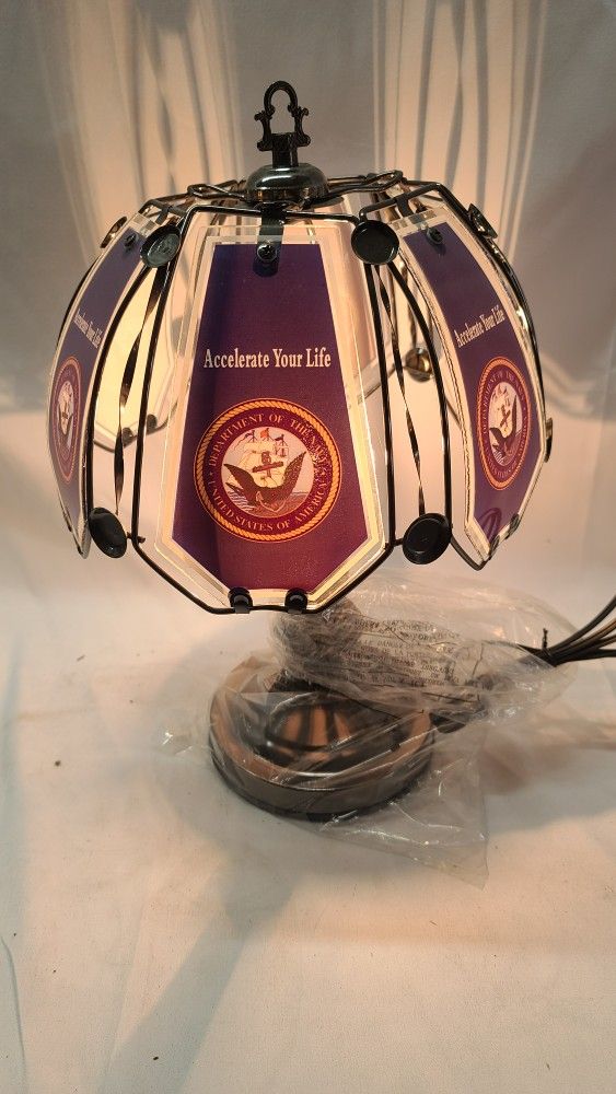 Department of navy small touch lamp