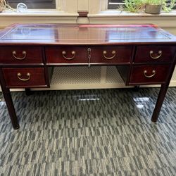 High Quality Chinese Solid Wood Desk With Lock 54L x 24W x 30H