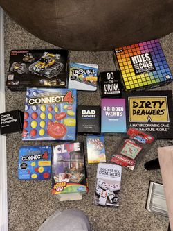 🎲 Huge Board Game & Party Game Bundle – Cards Against Humanity, Hues & Cues, Connect 4 + More!