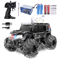 New in box: 1:14 RC Police Car Waterproof Amphibious Remote Control Police Car for Kids with Siren & Lights