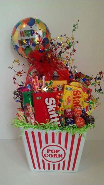 Candy  Birthday Basket 