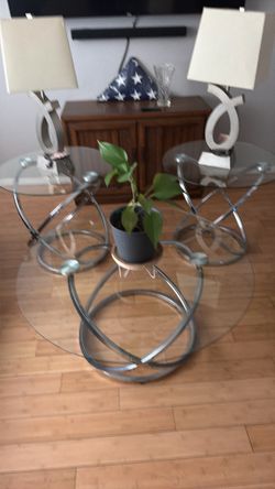 Living room table set