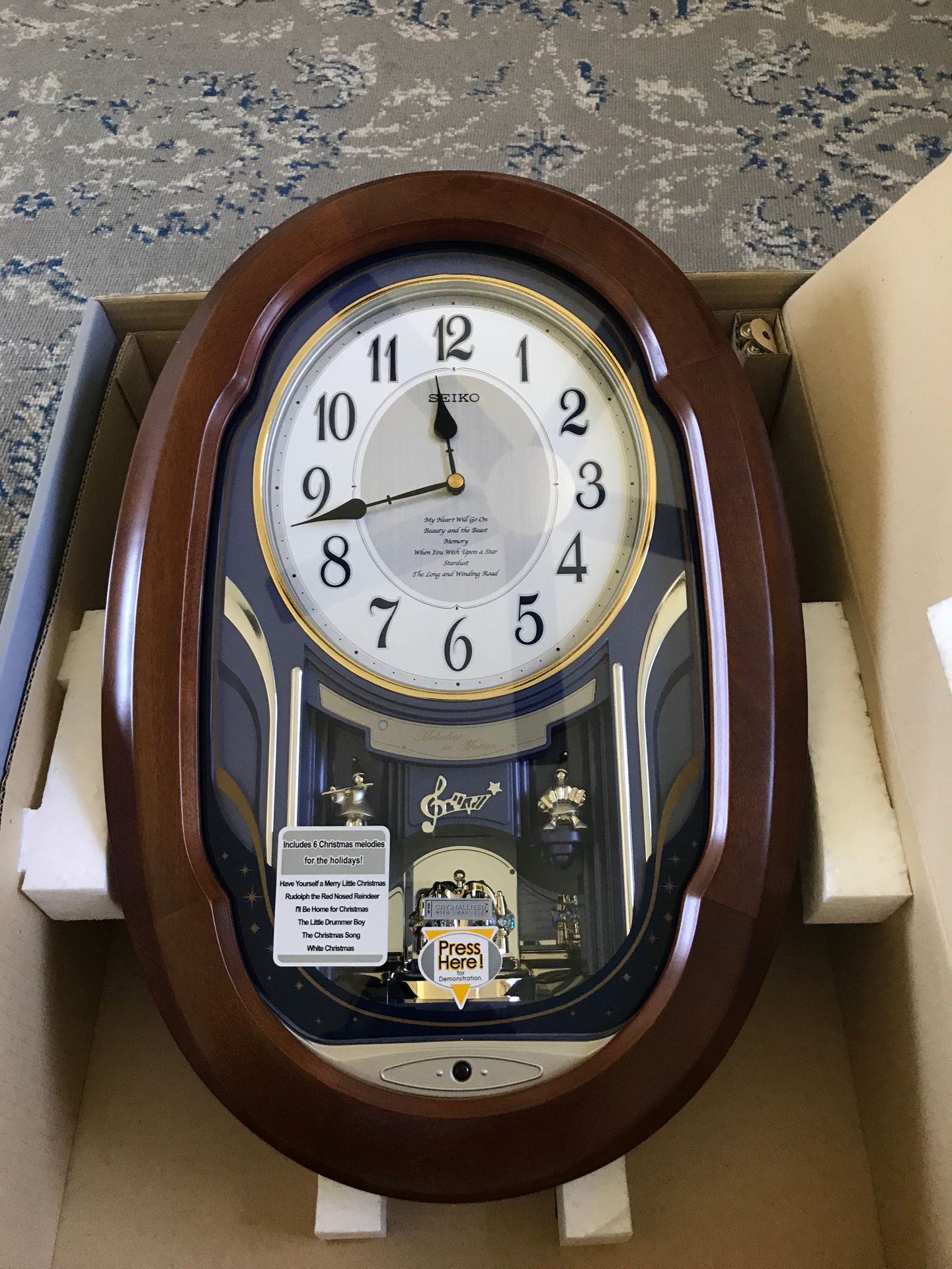 Never Used Seiko Melodies in Motion Model QXM142BR for Sale in Oceanside,  CA - OfferUp