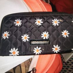 Nwt Simply Southern Black Wallet With Flowers And New Matching Bag To Go With It