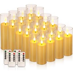 Ivory Flickering Flameless Candles