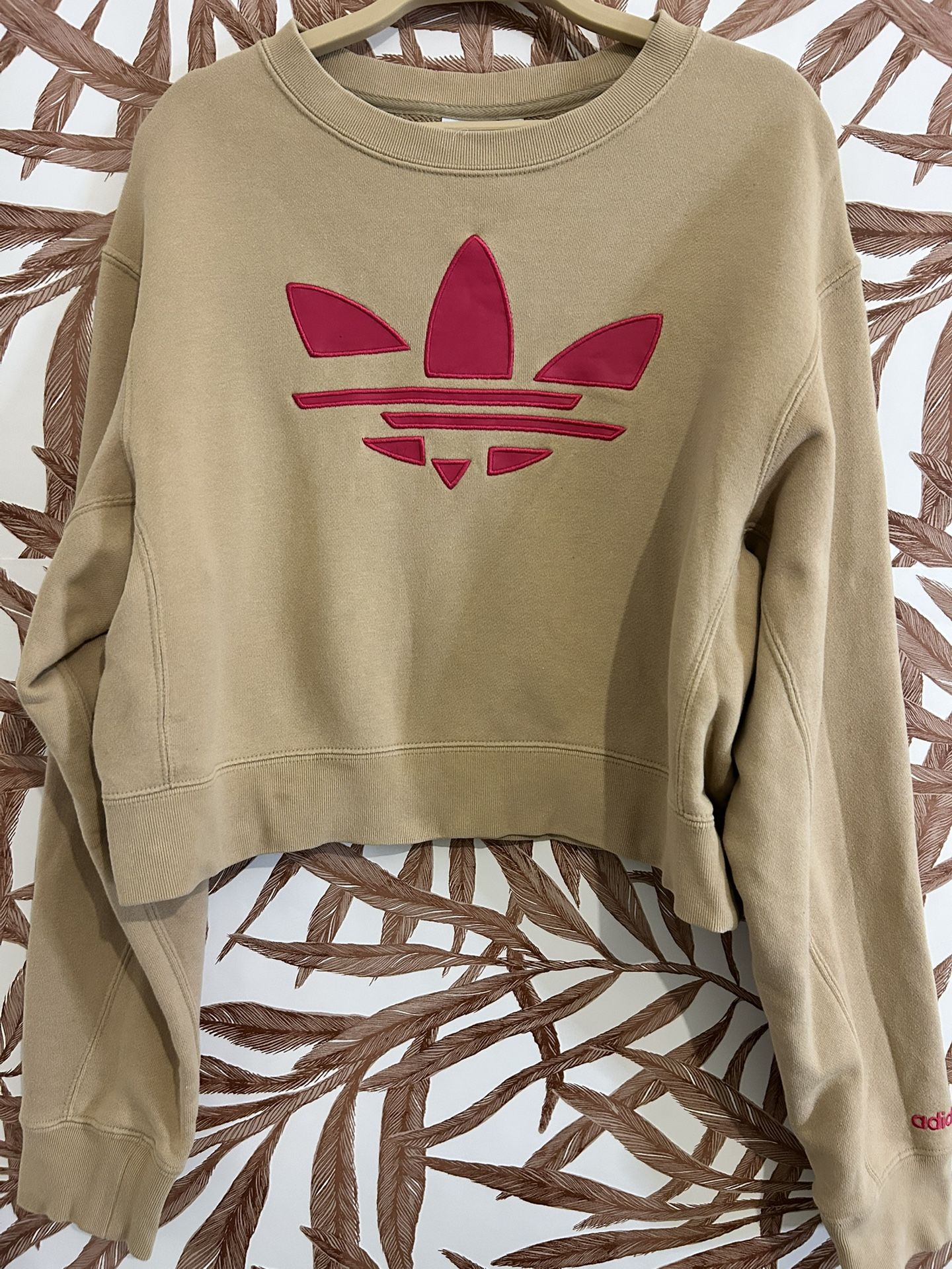 Adidas Cropped Sweatshirt - S