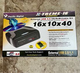 Pacific Digital X-Treme-16 External USB 2.0 CD-RW Drive