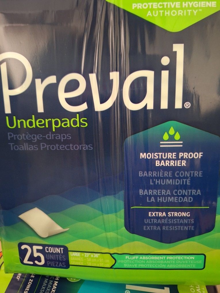 150 Pads Prevail Heavy Absorbency Underpads, Case