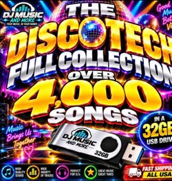 DJ Music Discotech Full Collection 32GB USB Drive