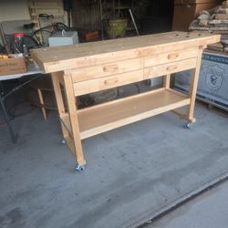 Work Bench On Wheels 