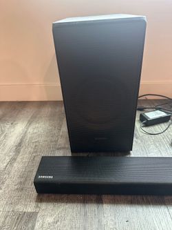 Samsung soundbar and subwoofer