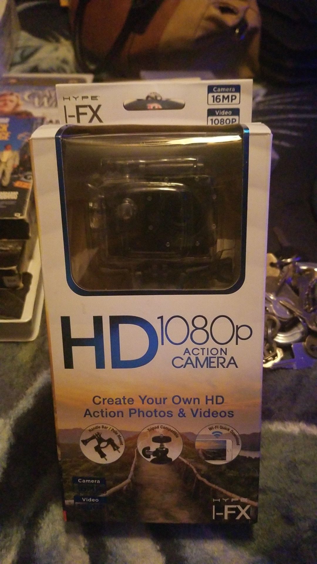 HD 1080p action camera brand new