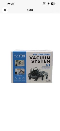 FurMe FM-01 5-in-1 Pet Grooming Vacuum System Dog Cat Grooming Kit New